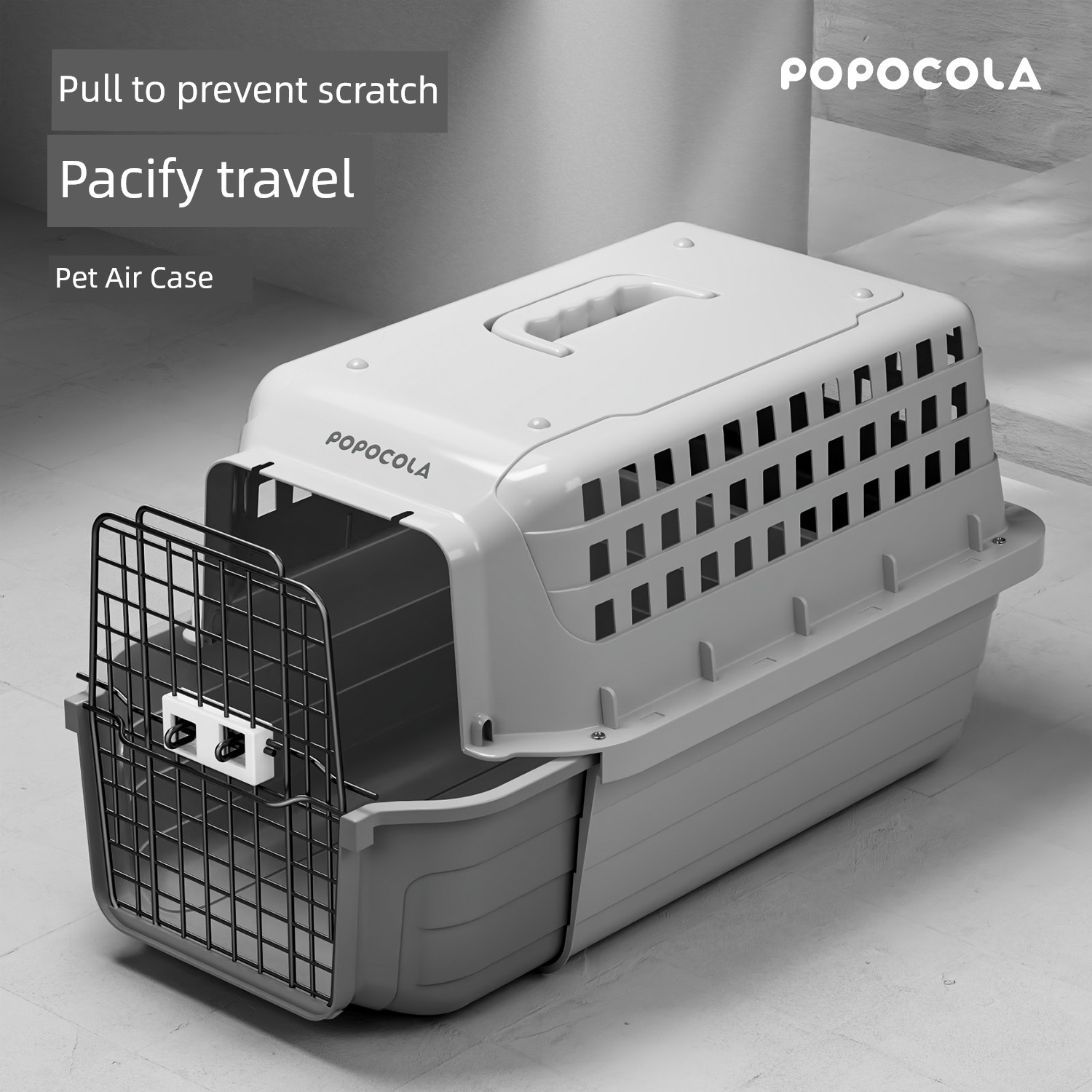 Popo Cat Flight Case Outing Cat Cage Portable Consignment Car Satchel Pet Dog Anti-Stress Dedicated Cat Bag