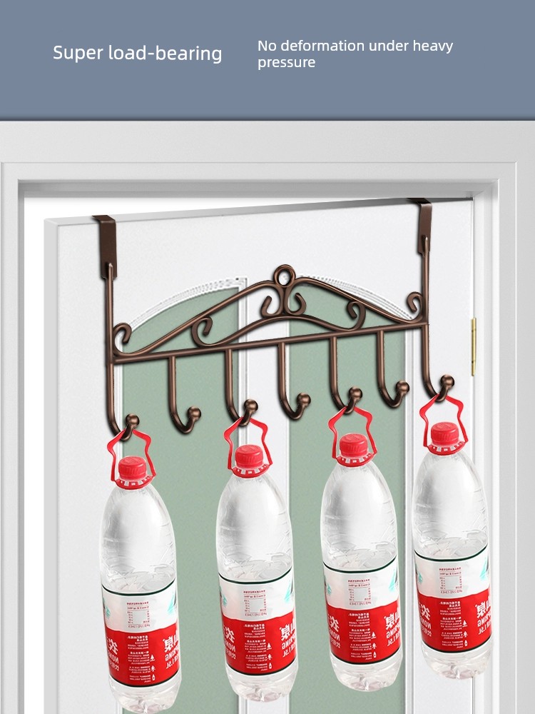 Hook behind the Door Hook behind the Door Hook Hanger on the Door Wall Hanging Strong Load-Bearing Hook Punch-Free Hook