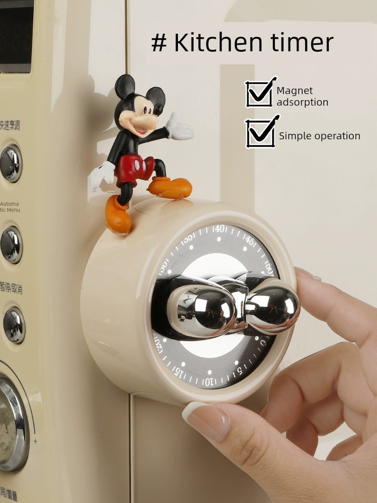 Magnetic Absorption Mechanical Timer Kitchen Learning Dedicated Visual Timer Kids Self-Discipline Time Management Reminder