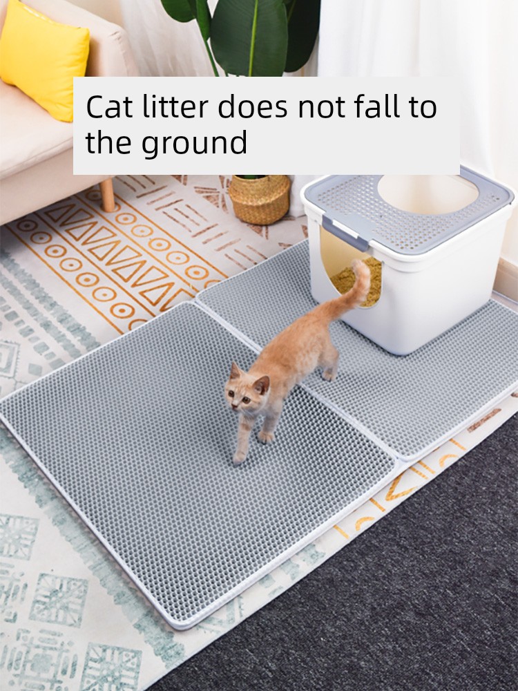Extra Large Double-Layer Filter Toilet Anti-Splash Cat Litter Pad