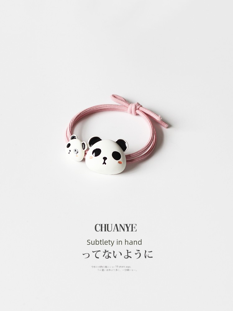 Kawano Cute Niche Design Rubber Band Panda
