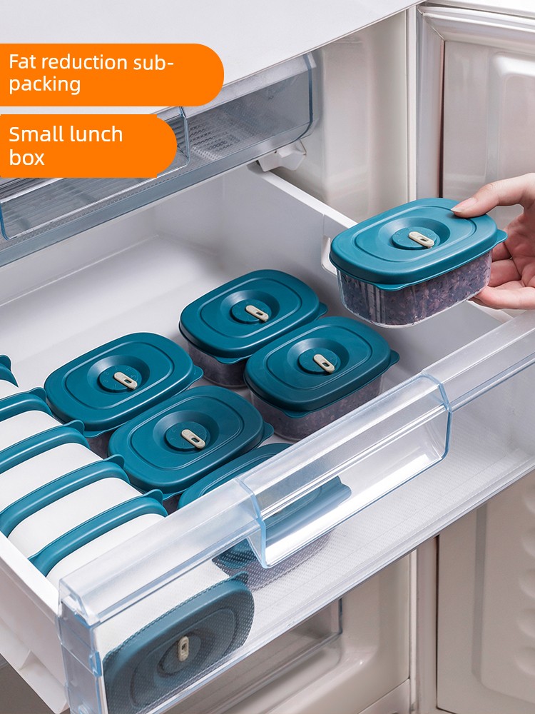 Brown Rice Multi-Grain Rice Sub-Packaging Microwaveable Small Lunch Box Fat-Reducing Fresh-Keeping Refrigerator Food Quantitative Storage Bento Lunch Box
