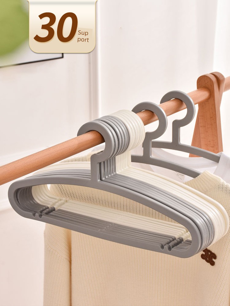 Jujiajia Shoulder Invisible Hanger for Student Dormitory Non-Deformation Hanger Thickened Non Slip Wet and Dry Storage Hanger