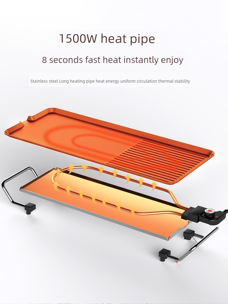 Original Household Korean Style Multi-Functional Electric Barbecue Grill