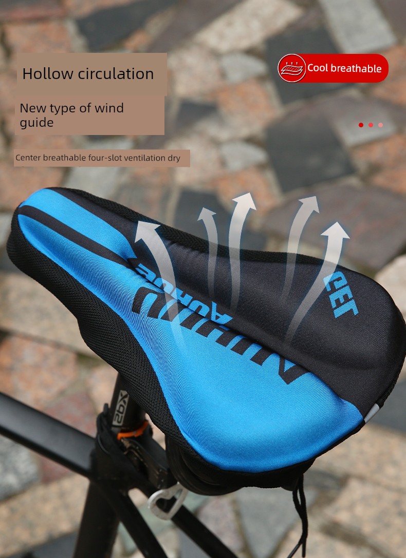 Premium Soft Silicone Bicycle Seat Cushion Cover