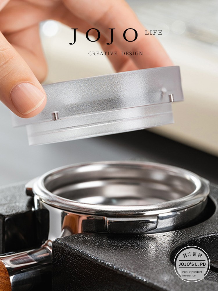 Jojo's L. Pd. Submit. Frosted Translucent Powder Cup Coffee Powder Sifter Coffee Beans | Temperament Post