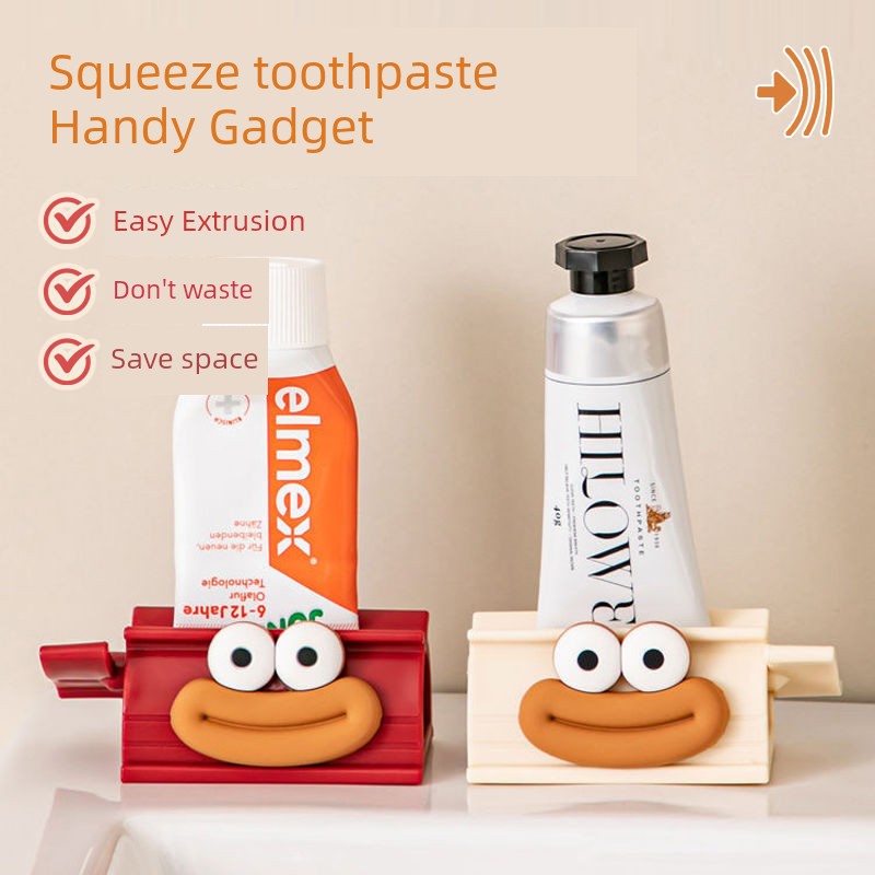 Bean Bag Clip Toothpaste Mouth Squeeze Facial Cleanser Handy Gadget Bathroom Squeeze Toothpaste Squeeze Squeeze Toothpaste Sausage Manual Device Handy Gadget