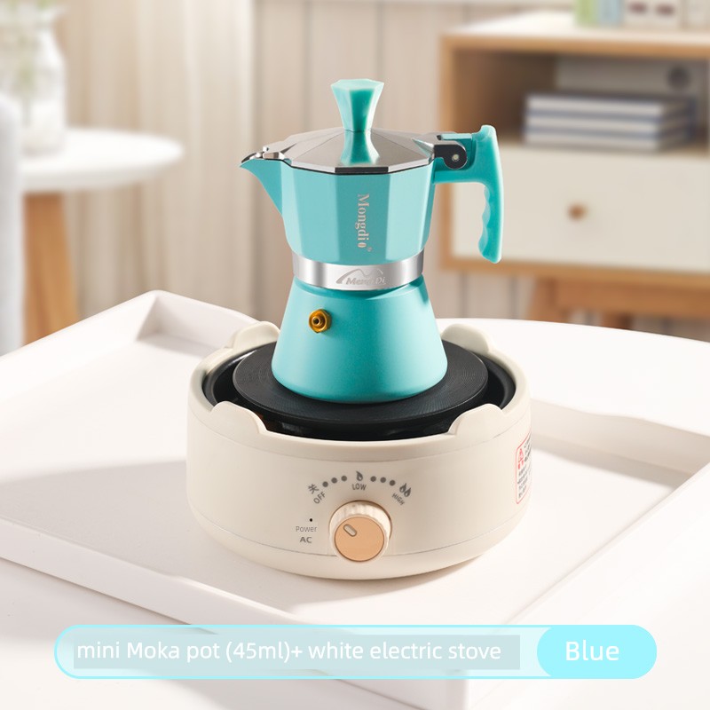 جهاز إسبريسو مونغديو موكا cafetière آلة قهوة مoka مصغرة صغيرة جدًاPot استخراج القهوة