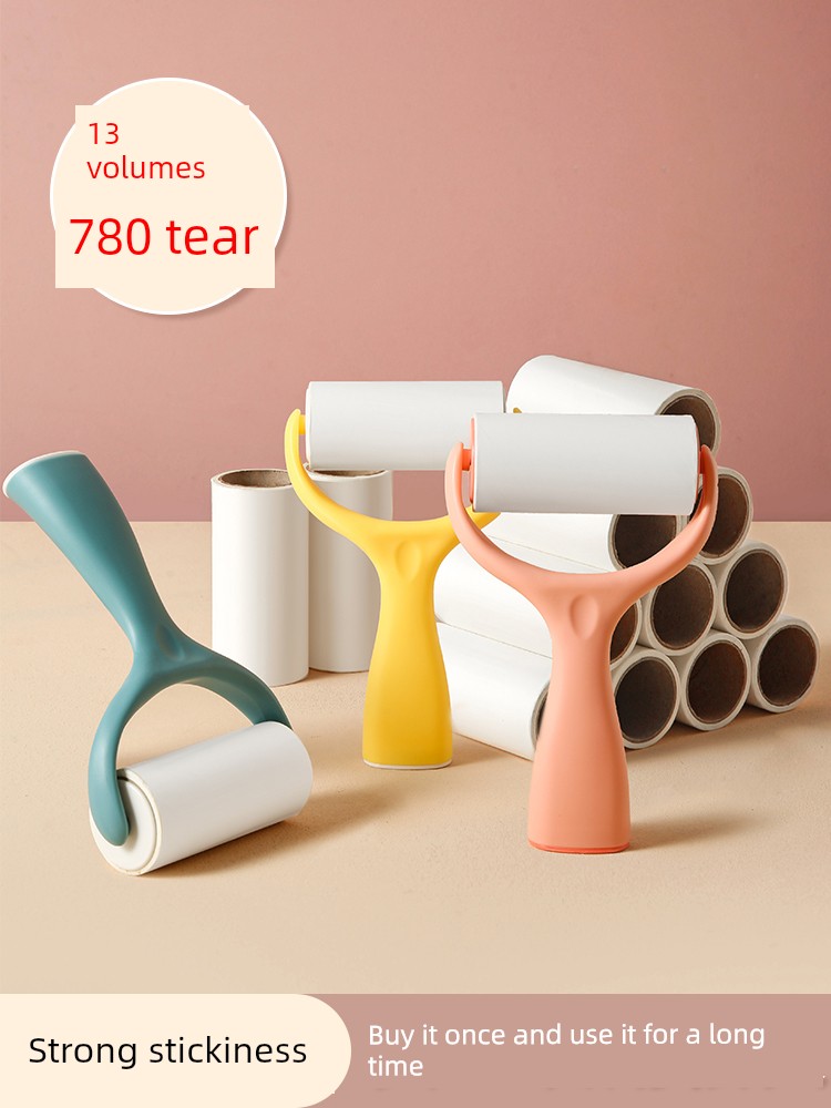 Jujiajia Lent Remover Roller Hair Roller Tearable Clothes Sticky Hair Removal Brush Sticky Dust Roller Hair Removal Device