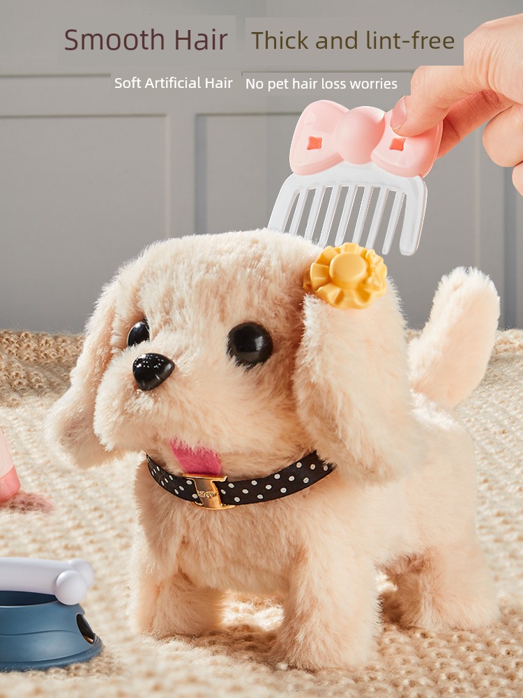 Kids Toy Dog Walking Can Call Baby Artificial Electric Stuffed Puppy Boy Cute Pet E-Dog Girl