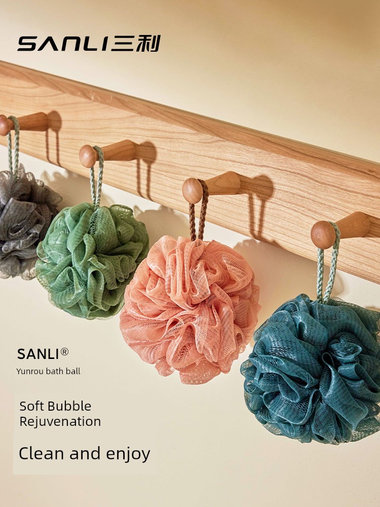 Sanli Girls Bath Flower Men Dedicated Large Shower Ball
