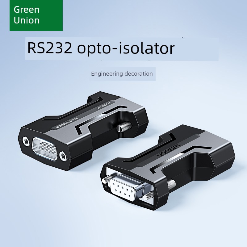 RS232 Anti-Surge 9-Pin Male to Female Photoelectric Isolator