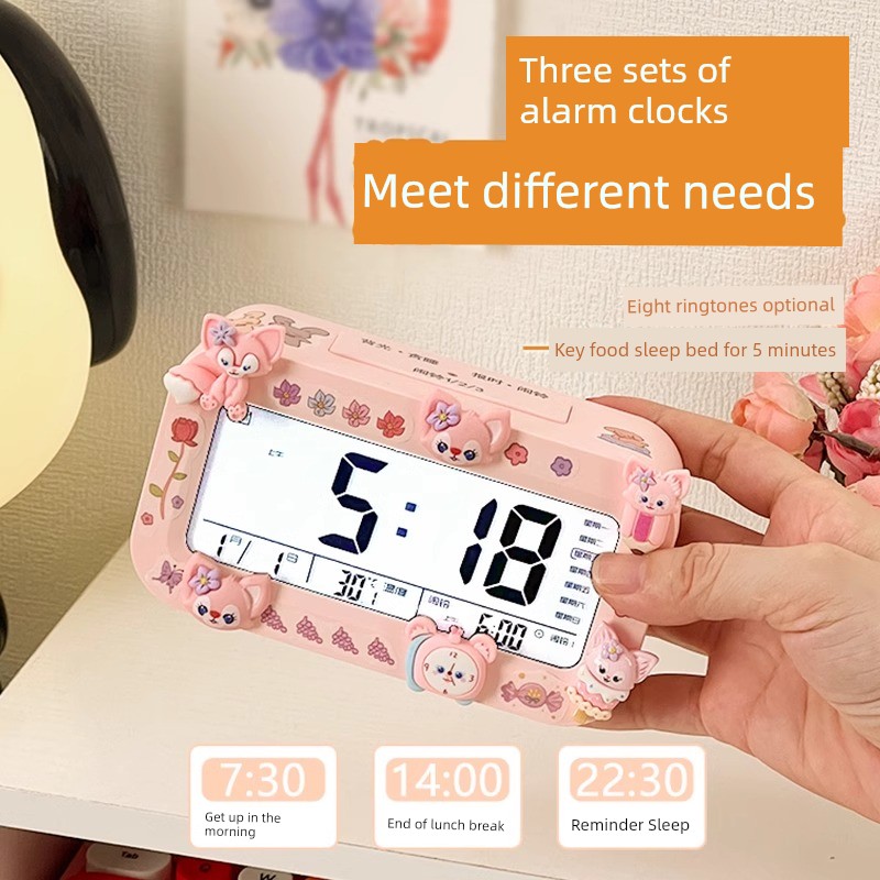 Elementary School Student Good-looking Internet Celebrity Smart Digital Alarm Clock