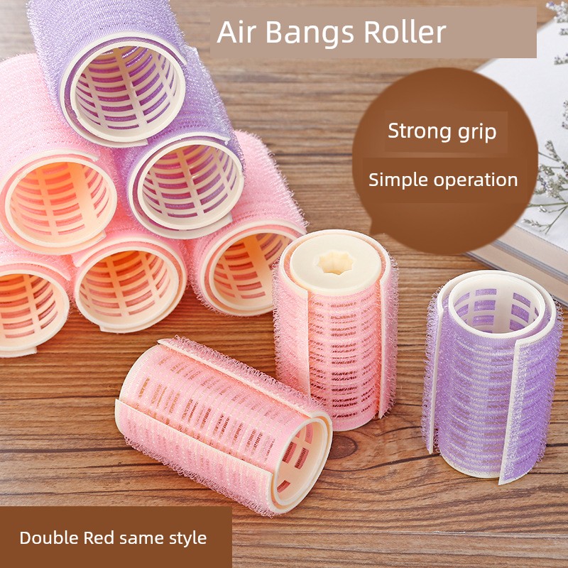 Air Fringe Curls Fixed Gadget Bean Bag Eight-Character Hair Reel Fluffy Sleep Hair-Styling Plastic Clamp Oversized