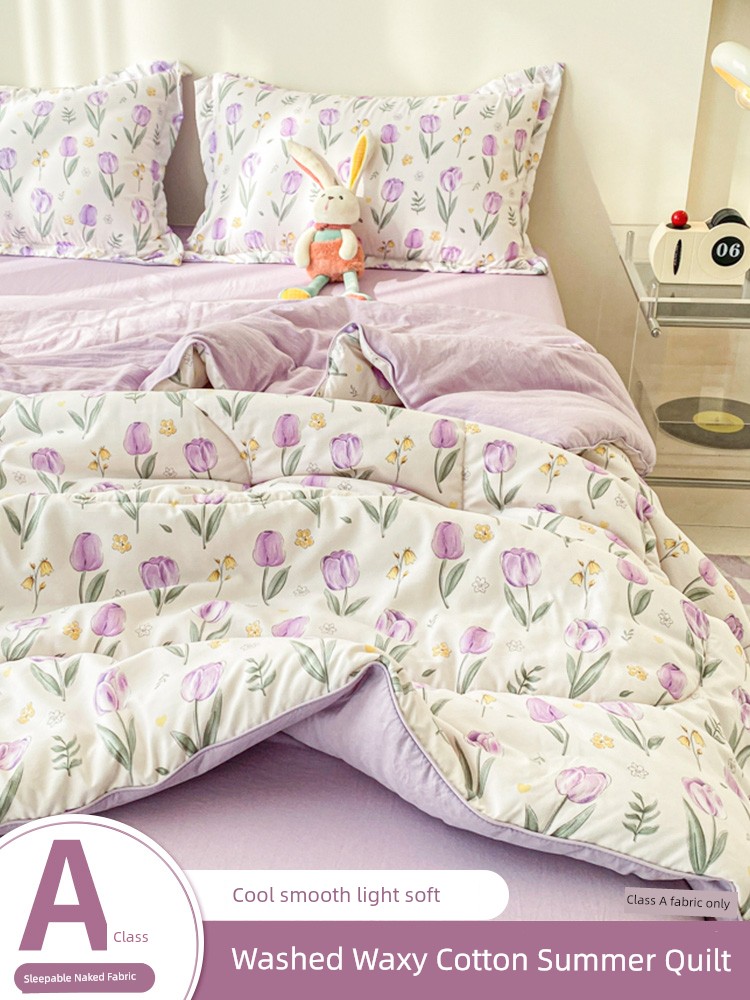 Spring & Fall Dormitory Single Person Double Student Machine Washable Airable Cover