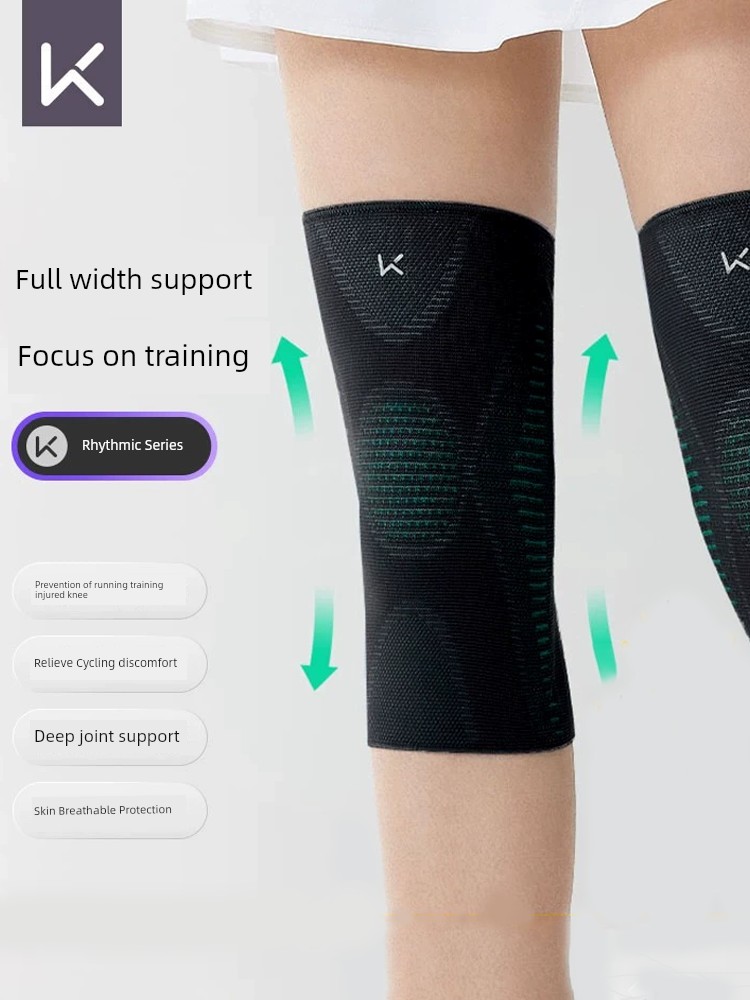 Keep Kneecap Female Skipping Rope Professional Knee Joint Protective Sleeve Heattech Protective Gear Male Basketball Badminton Running Sports