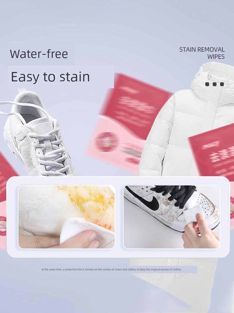 White Shoes Emergency Decontamination 20 Pieces Do Not Hurt Clothes Wipes