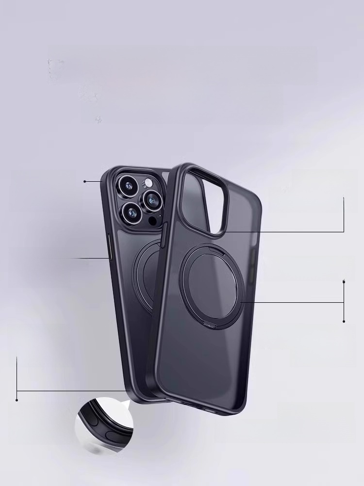 Integrated Support Protective Case Frosted Charging Magnetic Apple