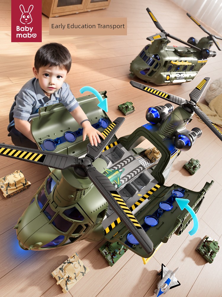 Oversized Aircraft Kids Toy Drop-Resistant Alloy Inertia Car Baby Boy Baby Birthday Gift 3-6 Years Old 2