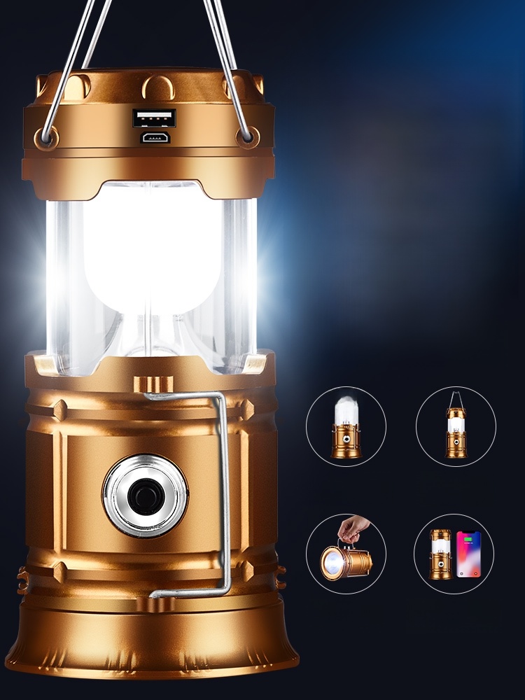 Solar Emergency Ultra-Long Life Battery Flashlight Camping Lantern