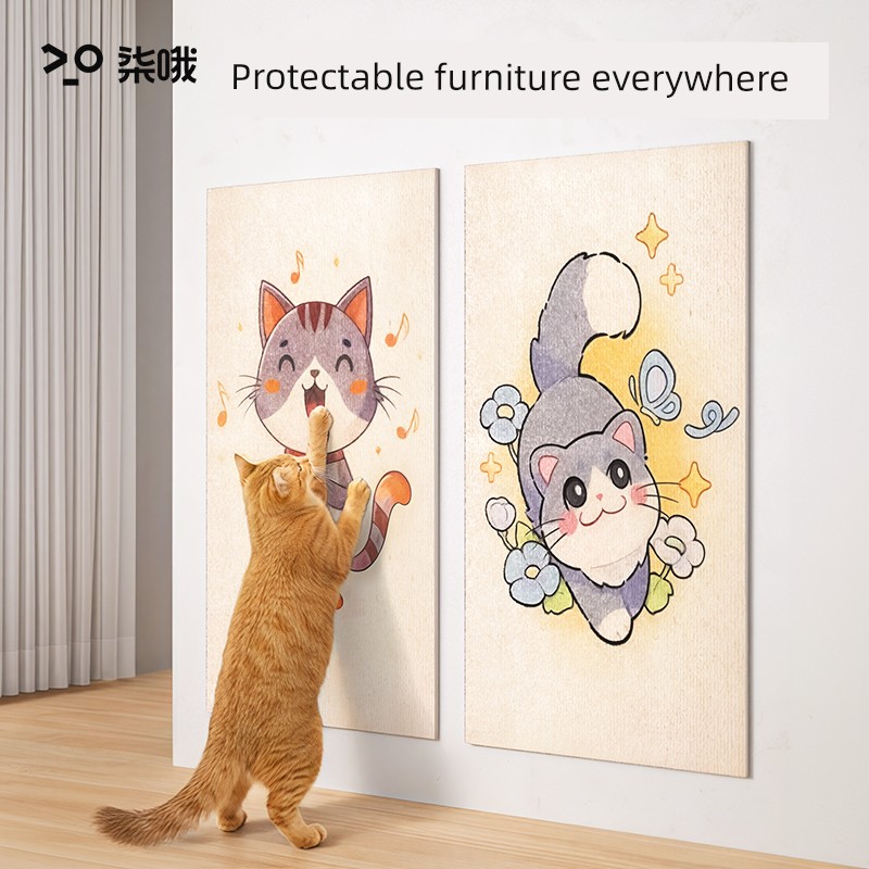 Abrasion Resistant Multifunctional Wall Stickers Climbing Funny Cat Handy Gadget