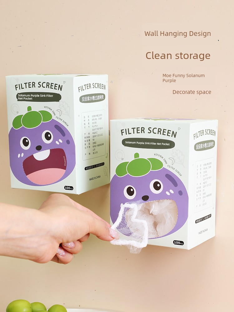Filter Kitchen Anti-Blocking Disposable Cleaning Sink