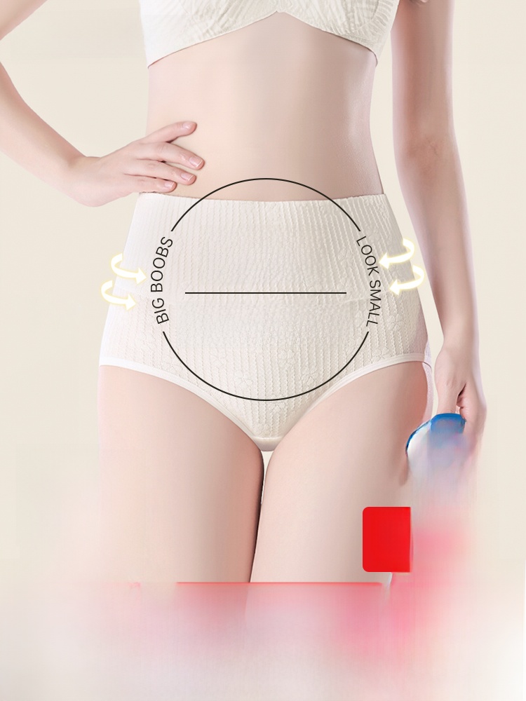 Disposable Underwear Women's Pure Cotton Sterile Travel Women's Daily Disposable Confinement Maternal Travel Cotton High Waist Plus Size