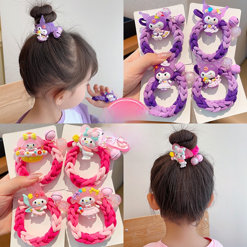 Girl Kids Does Not Hurt High Ponytail Clow M Hair Rope
