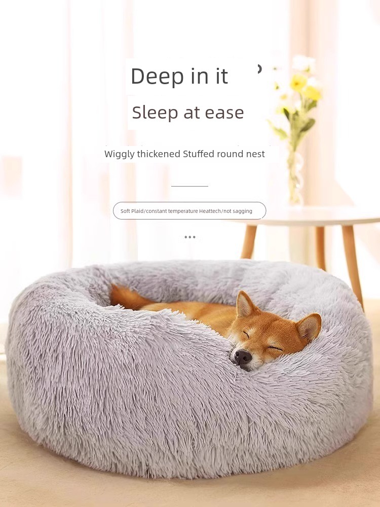 Kennel All Year Round Neutral Semi-Enclosed Security Cat Nest Small, Medium and Large Dogs Pet Teddy Winter Heattech Dog Bed