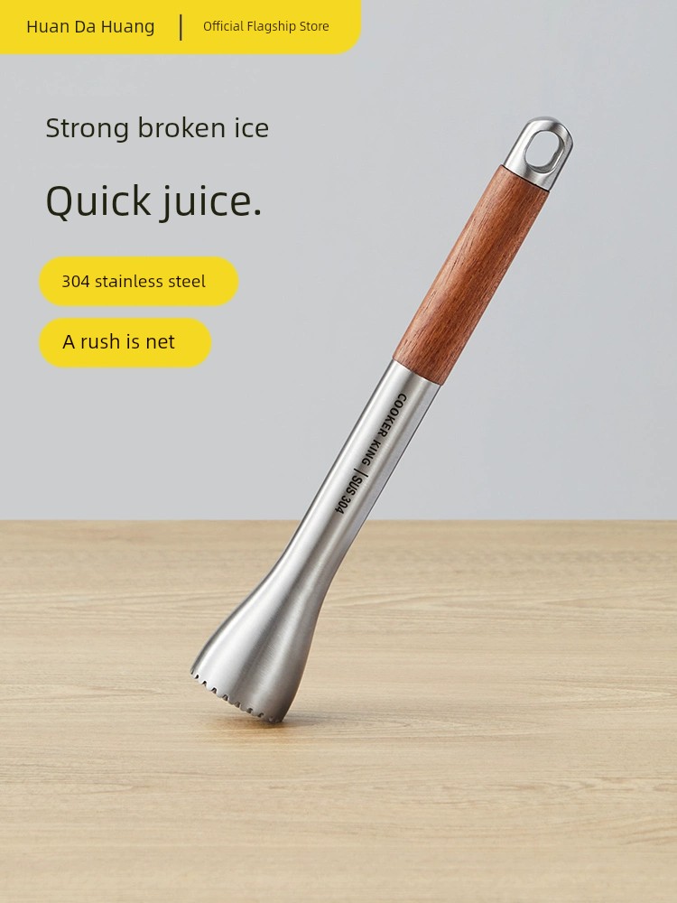 Cooker King Mashed Stick Tamping Stick Icebreaker Fruit Juicing Stick Violent Beating Hand Lemon Tea Tool Shaker
