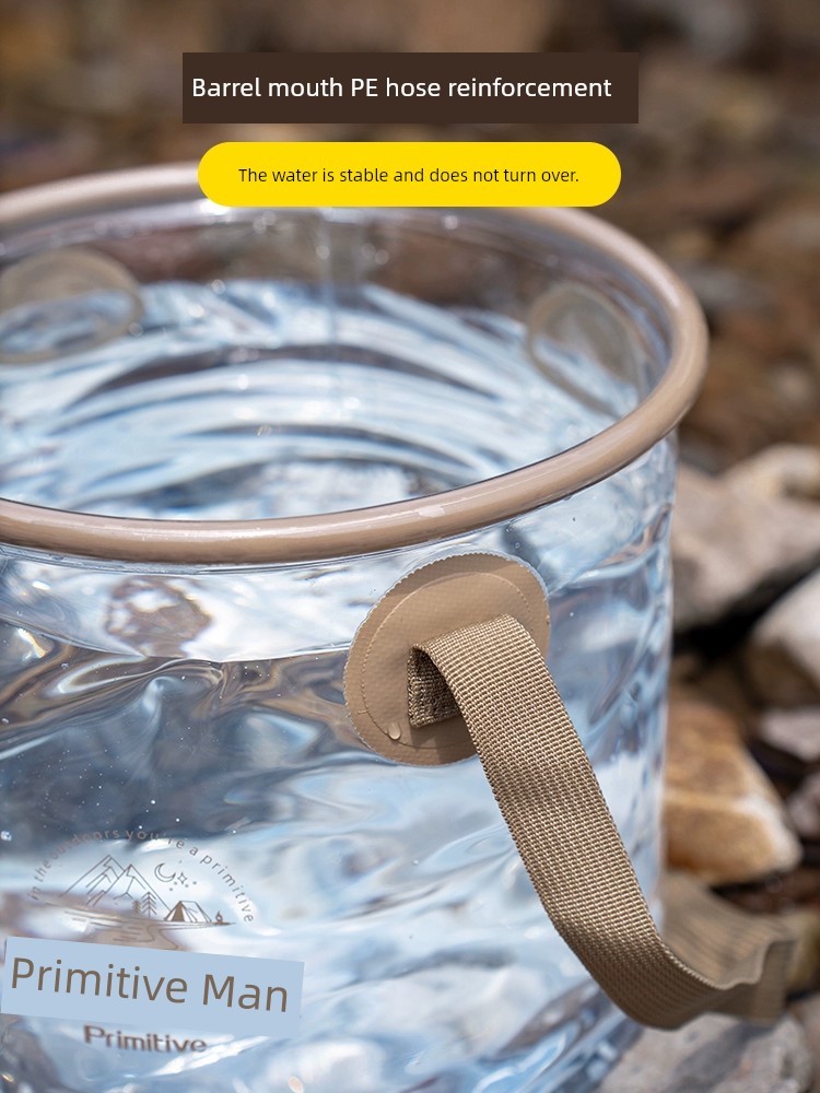 Primitive Man Camping Foldable Pure Drinking Transparent Outdoor