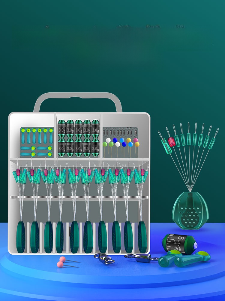 Competitive Silicone Space Beans Suit Complete Set Boutique Super Main Line Set Fishing Line 8-Shaped Ring Accessories Slide Float