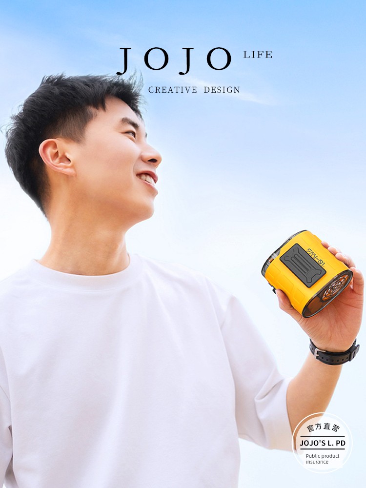 Jojo's L. Pd. Rid. Outdoor Handheld Power Bank Super Strong Wind Halterneck Little Fan | Dust Removal
