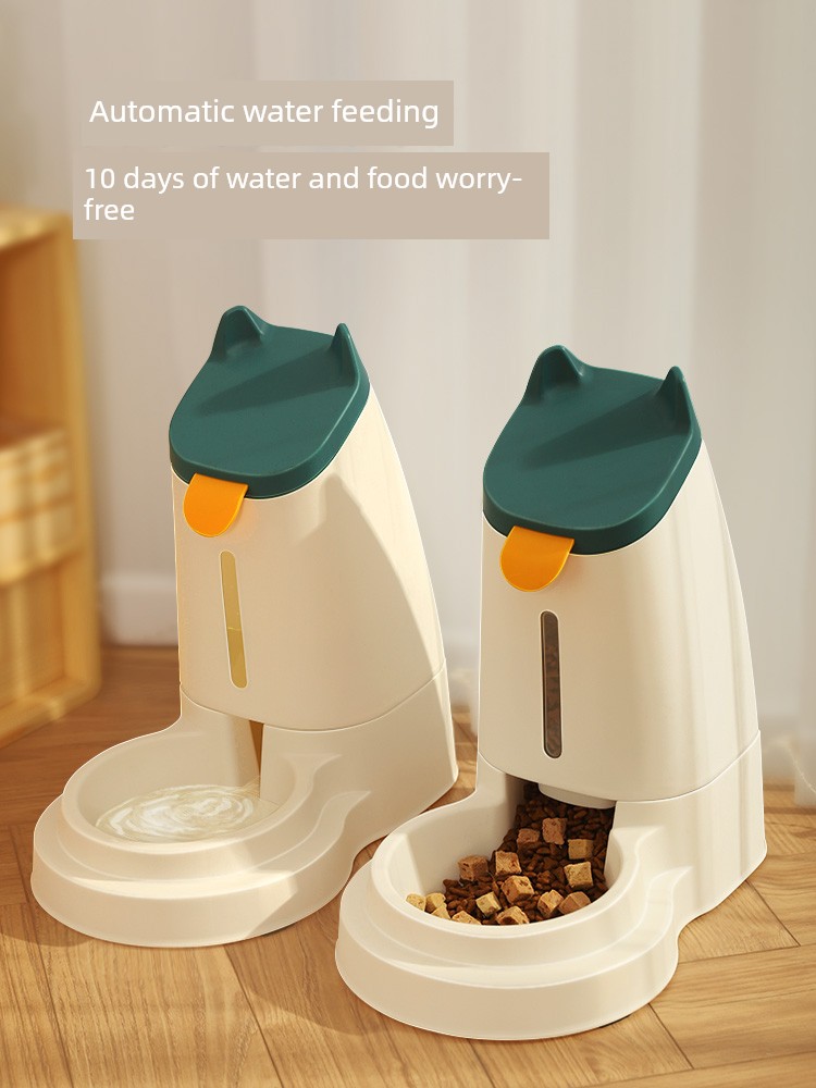 Cat Water Fountain Automatic Drinking Water Apparatus Flowing Non-Plugged Pet Cat Basin Dog Water Bowl Water Feeding Feeder