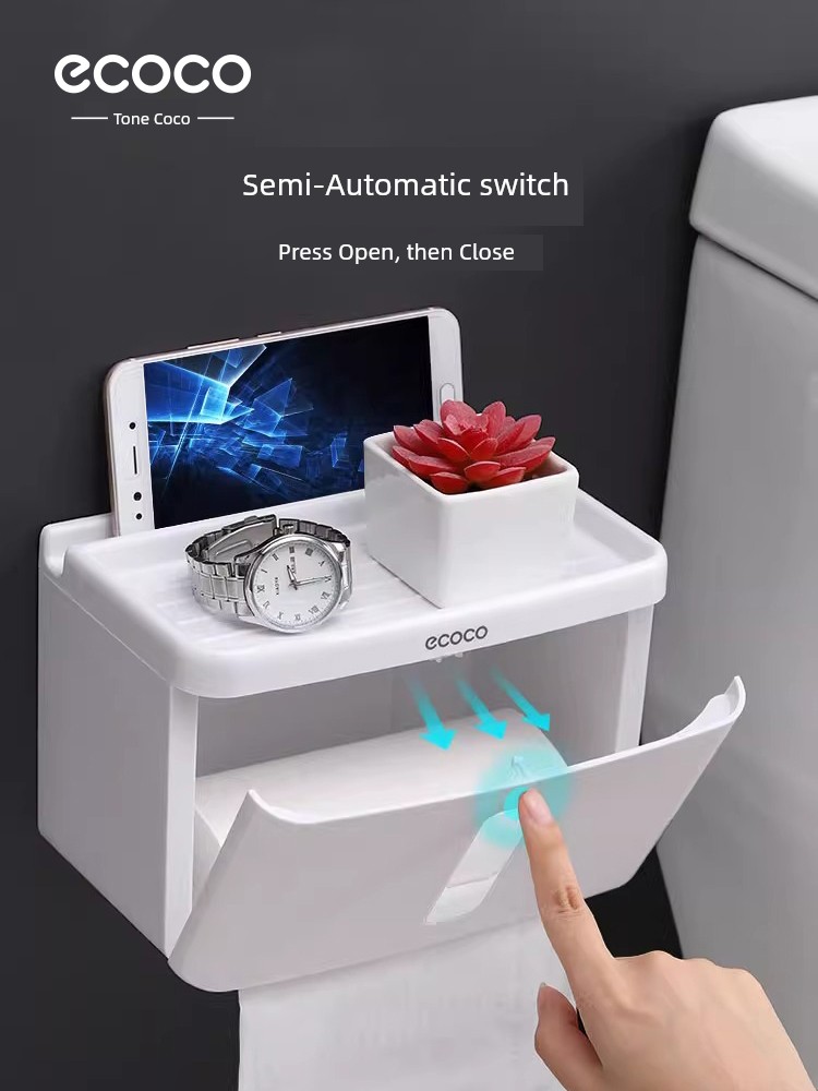 Punch-Free Suction Rack Washroom Table Toilet