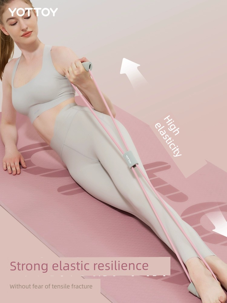 Open Back For Home Fitness Weight Loss 8 Words Chest Expander