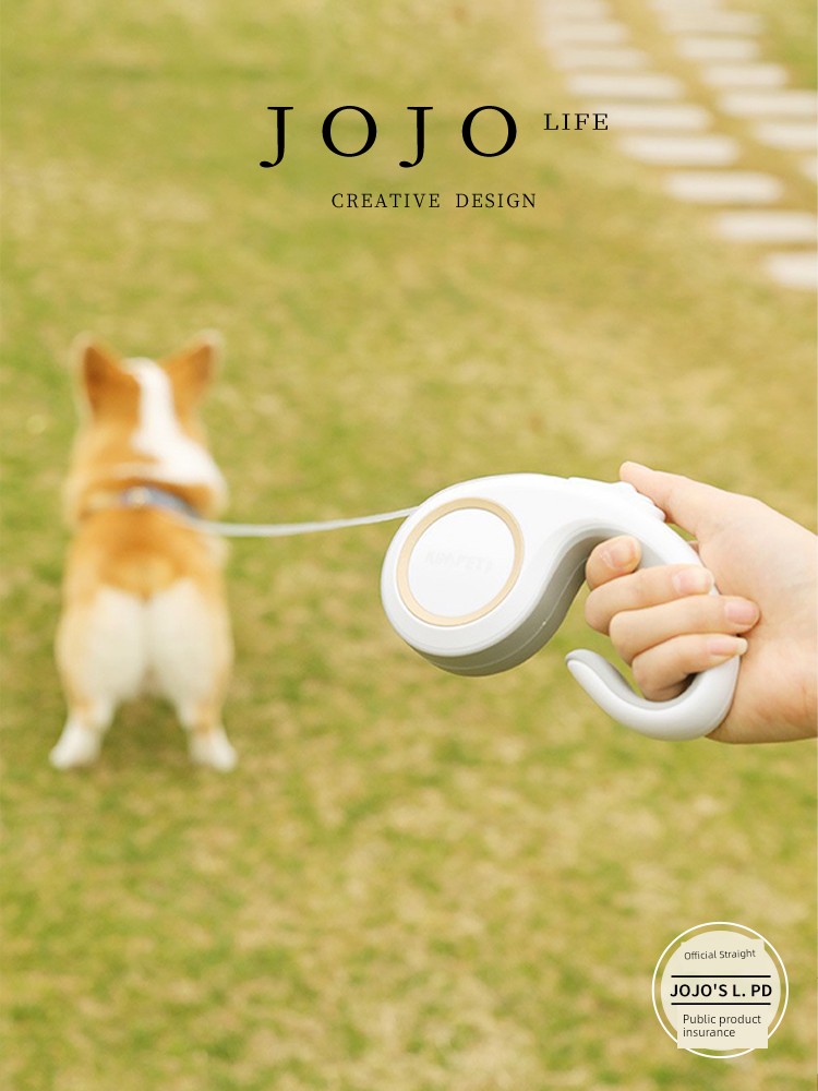 Jojo's L. Pd. Mr. Grocery. Pet Minimalist Automatic Retractable Leash Outdoor Dog Walking | Dock