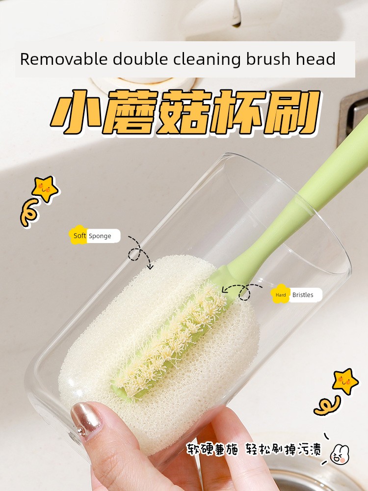 Three-in-One Bottle for Cleaning and Washing Brush Cup Brush
