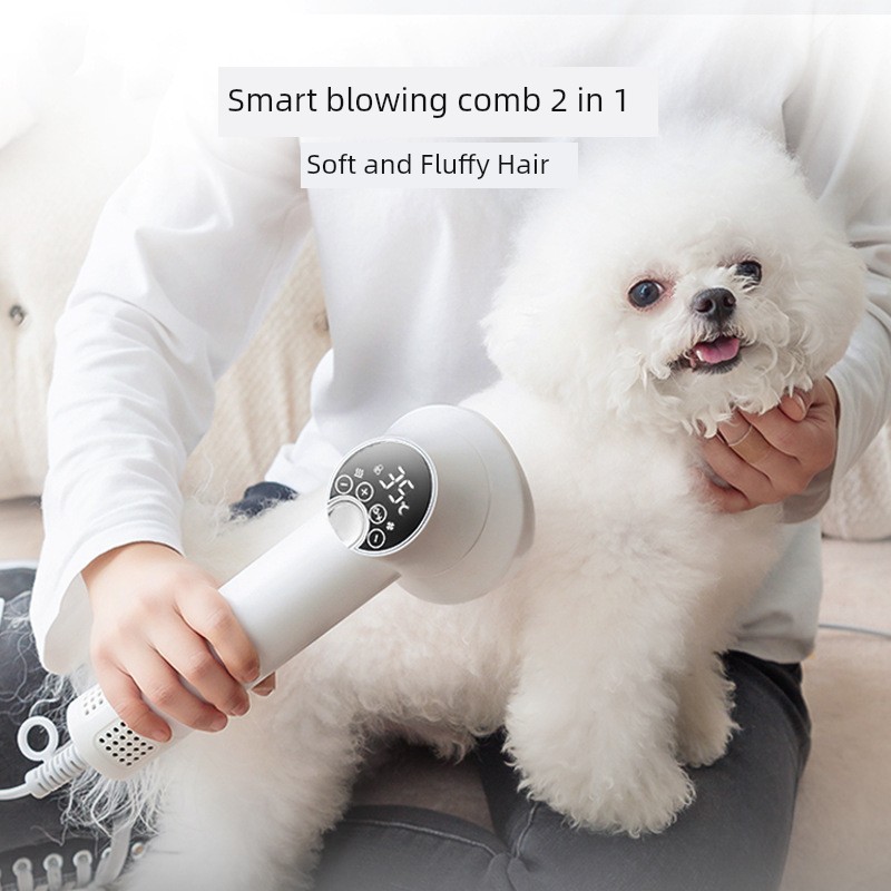Hippie Dog Pet Hair Dryer Dog Blowing Hair Pulling One Cat Comb Quick-Drying Small Size Dogs Bath Water Blower