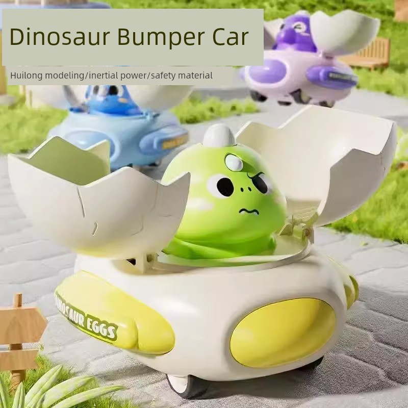 Kids 3 to 6 Years Old Fun Deformation Bumper Car Toy Inertia Warrior Collision Dinosaur Car 2 Boys 1 Girl