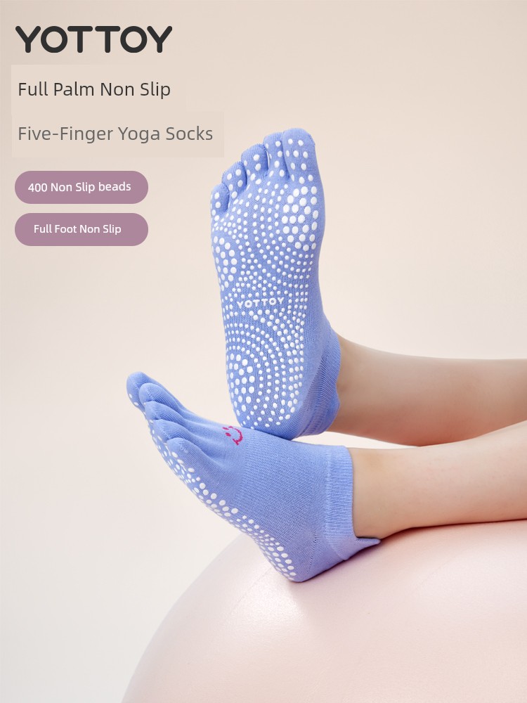 Five Finger Yoga Socks Non Slip Professional Female Pilates Socks Dance Sports Fitness Socks Special Split Toe Socks Autumn