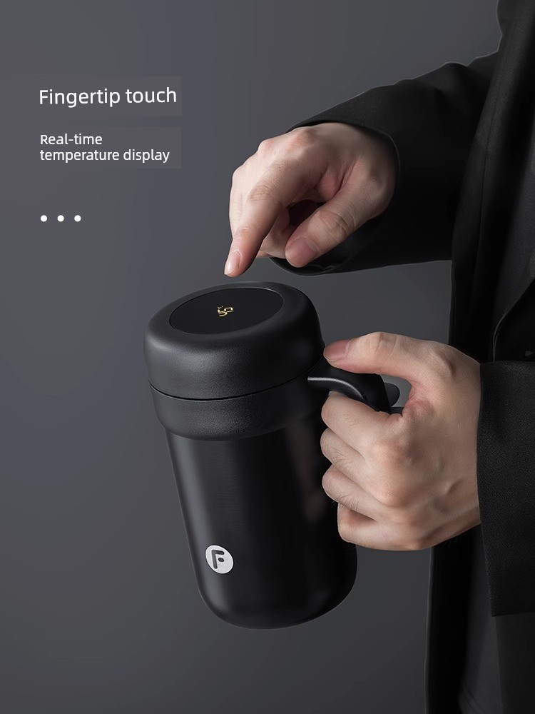 Fuguang Heat Preservation Cup Large Capacity Stainless Steel Desktop Tea Brewing Cup Men's Gift for Public Officials Office Water Cup Women