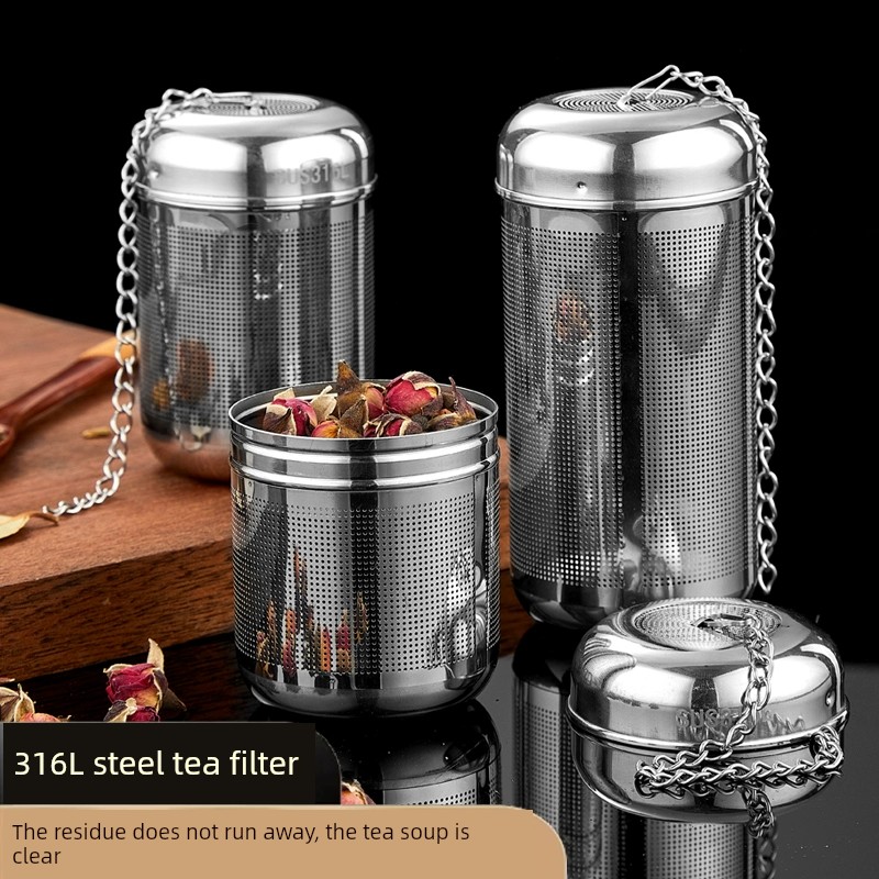 316 Does Not Stainless Steel Tea Strainers Tea Strainer Tea Filter Braised Teapot Water Separation Tea Making Fantastic Product Office Tea Warehouse