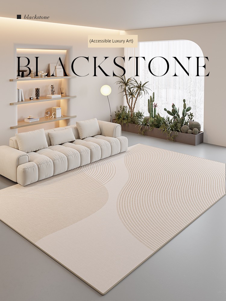 Carpet Living Room 2024 New Arrival Washable Disposable Floor Mat For Home Carpet Living Room Cream Style Sofa Classy