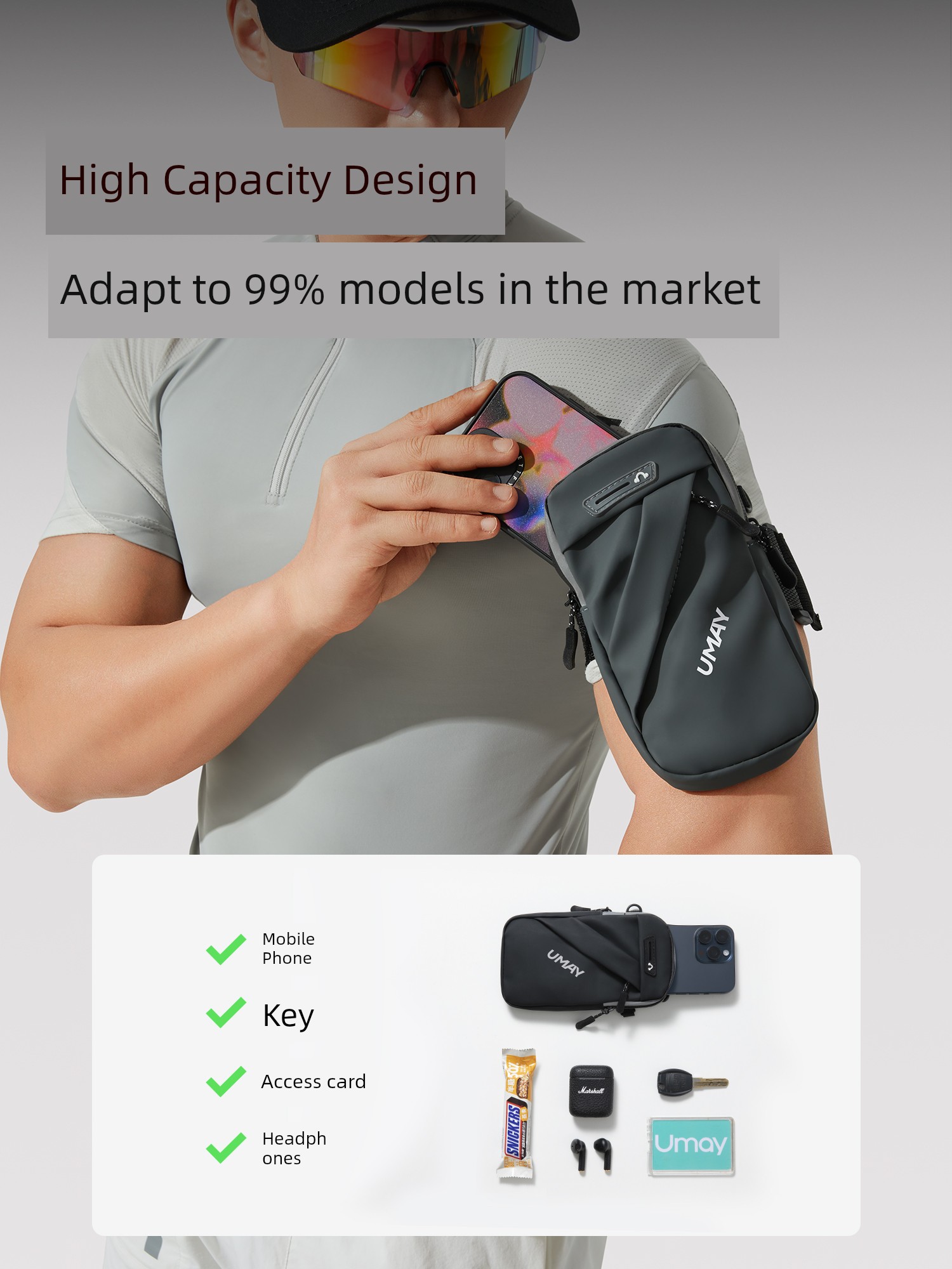 Running Sports Lightweight Waterproof Storage Bag Cycling Outdoor