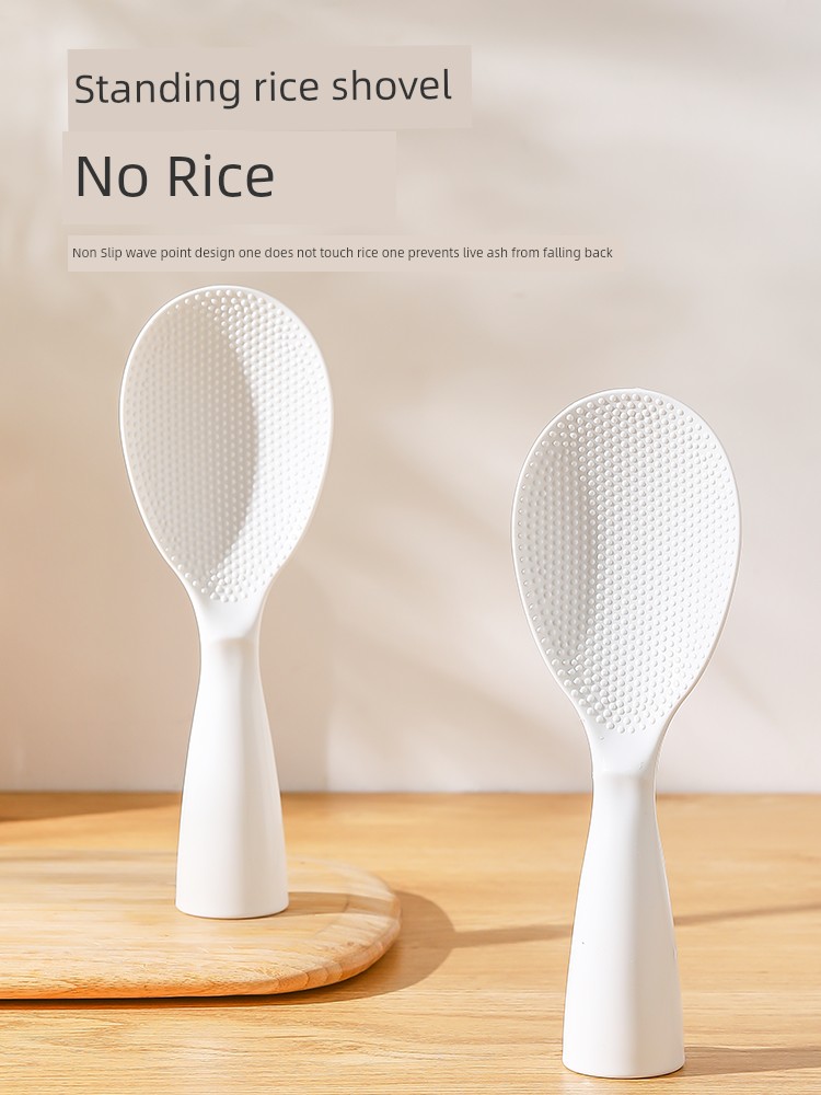 Non-Stick Rice Spoon Vertical For Home Rice Cooker Non-Stick Rice Rice Cooker Plastic Rice Spoon Food Grade