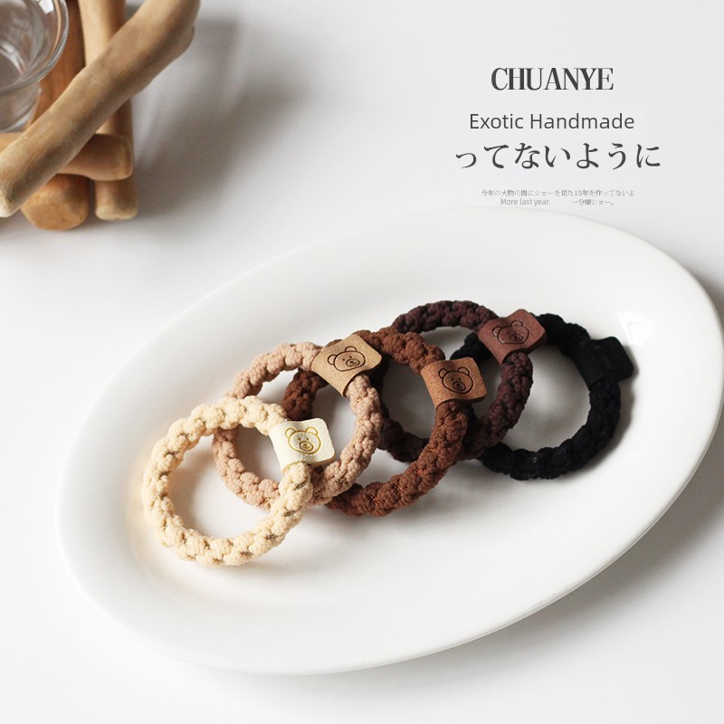 Kawano Bold Brown Hair Bands - Internet Famous