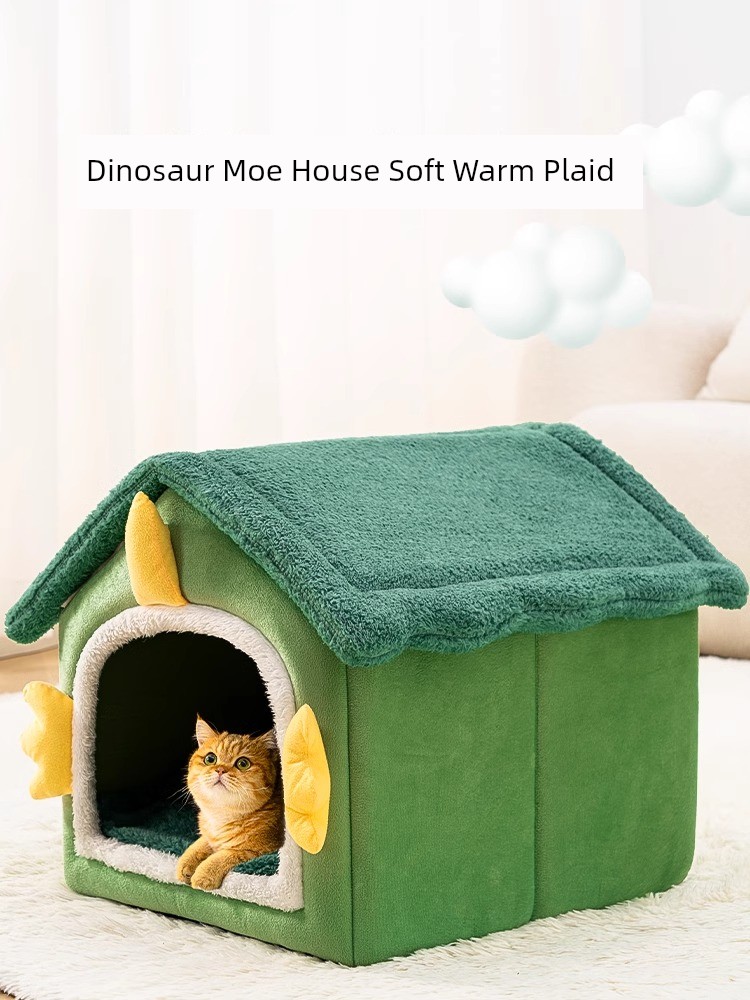 Winter Heattech Closed Security House Cat Nest