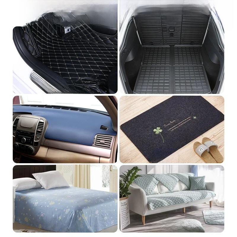 Velcro Double-Sided Adhesive Trunk Car Foot Mat