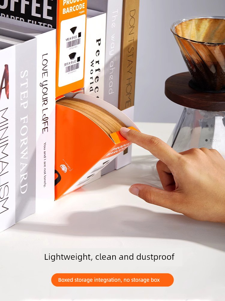 Hanging Ear Fan-Shaped Drip Type Hand Made Coffee Filter Paper